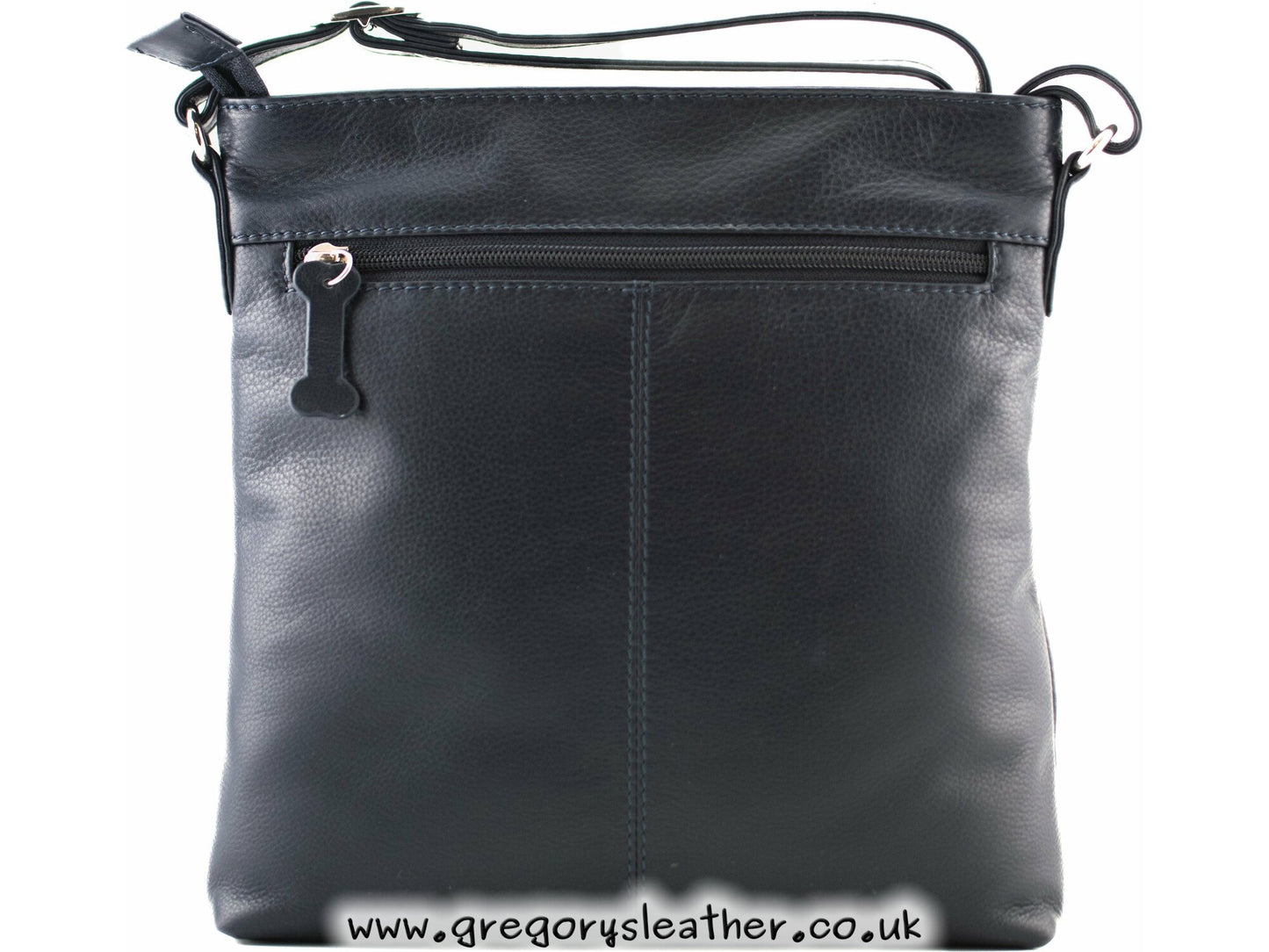 Navy Cocos Walk Coco's Walk Soft Leather Crossbody Bag In Navy - by Mala