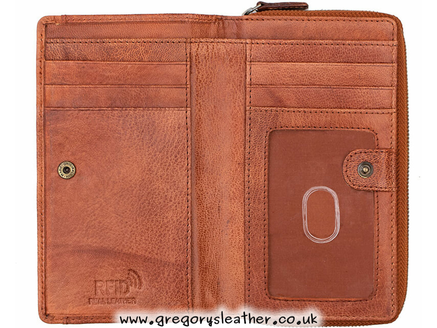 Brandy Arizona Large Leather Purse - by Prime Hide