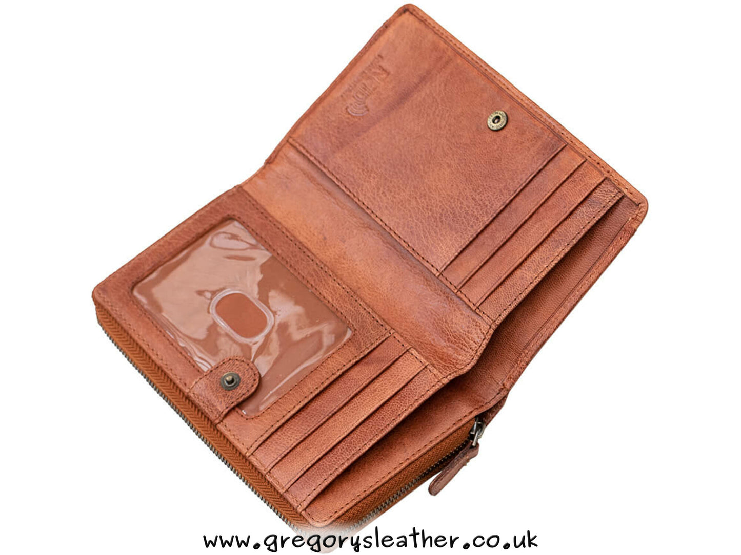 Brandy Arizona Large Leather Purse - by Prime Hide