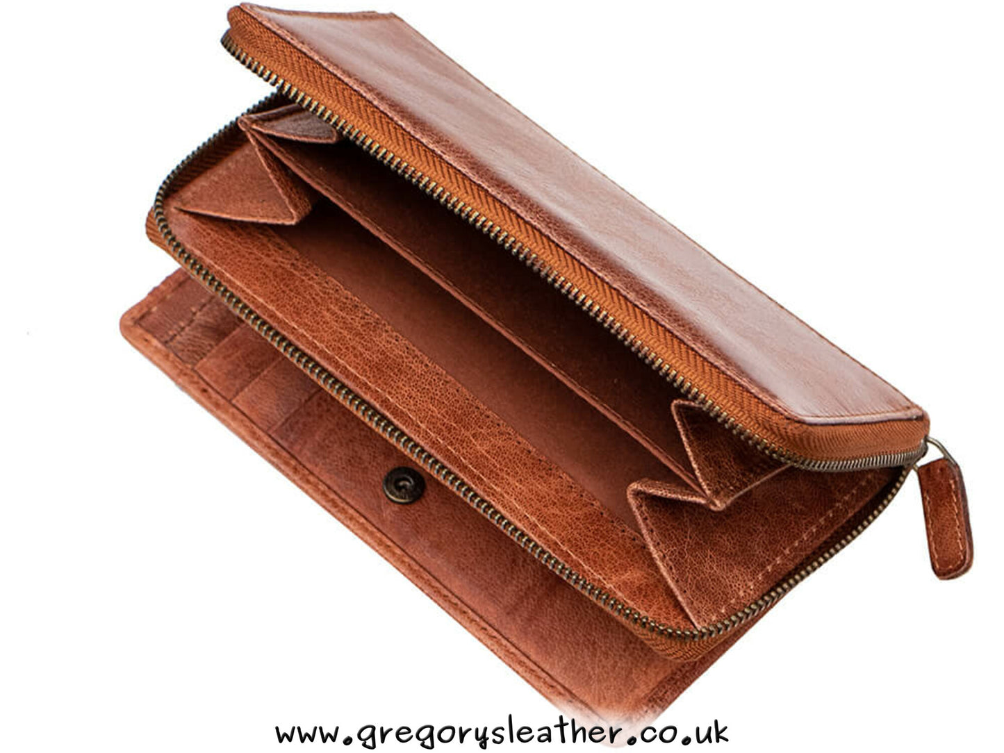 Brandy Arizona Large Leather Purse - by Prime Hide