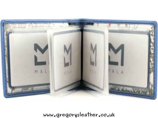 Snowdrop Leather Card and ID Holder - by Mala