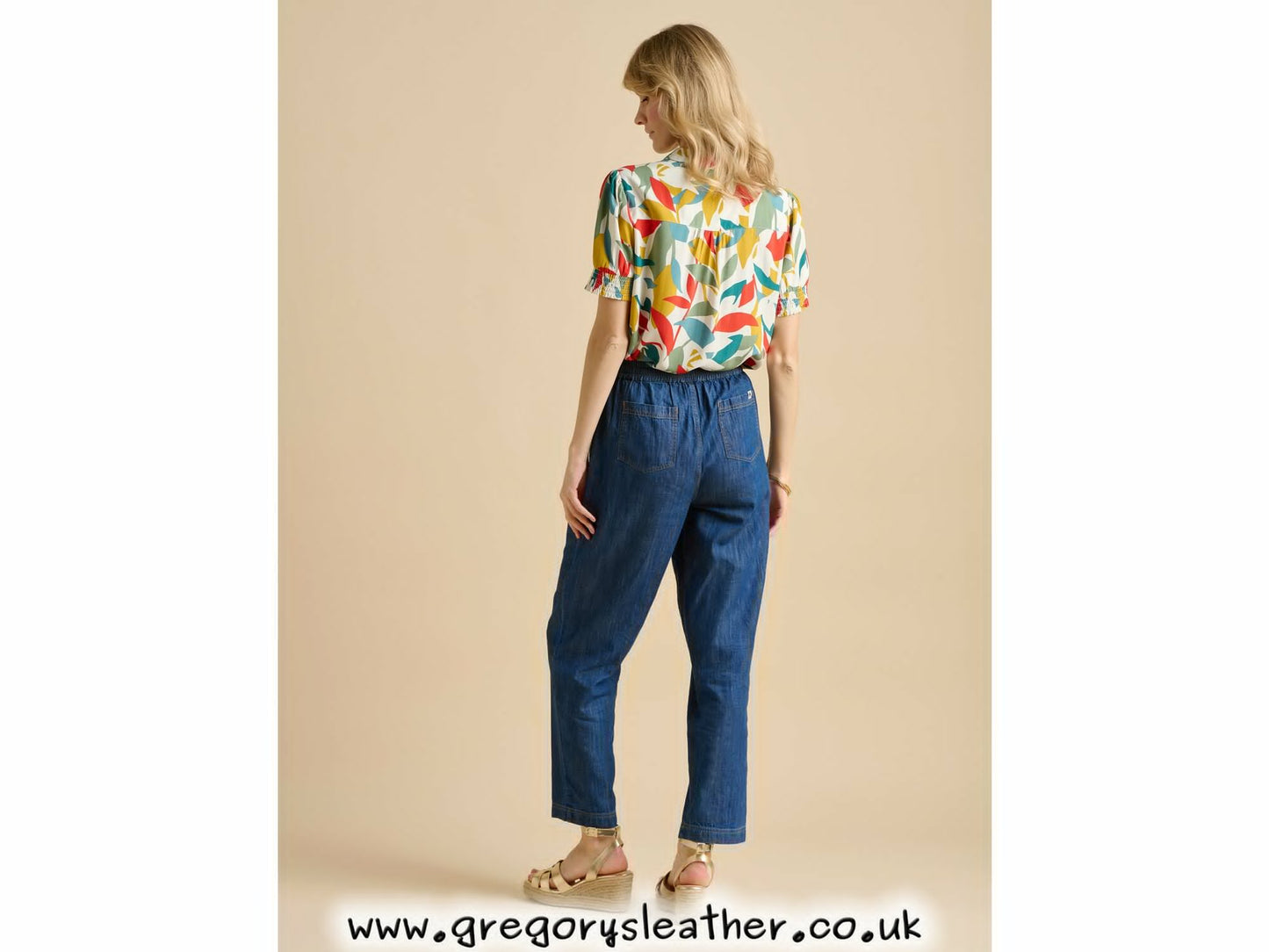 Multi Falling Leaves Blouse by Brakeburn