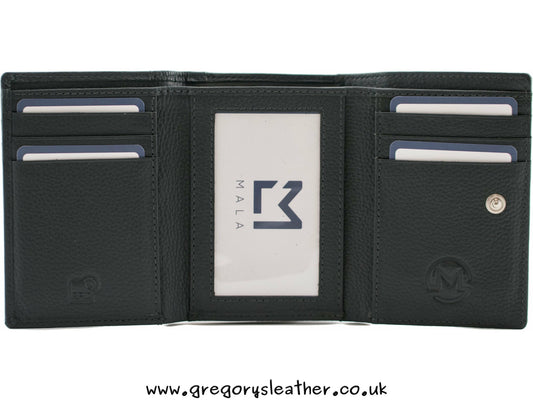 The Meowfia Leather Tri fold Purse - by Mala