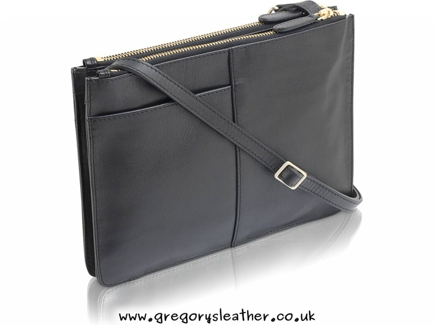 Black Pockets Medium Zip Top Xbody Bag by Radley