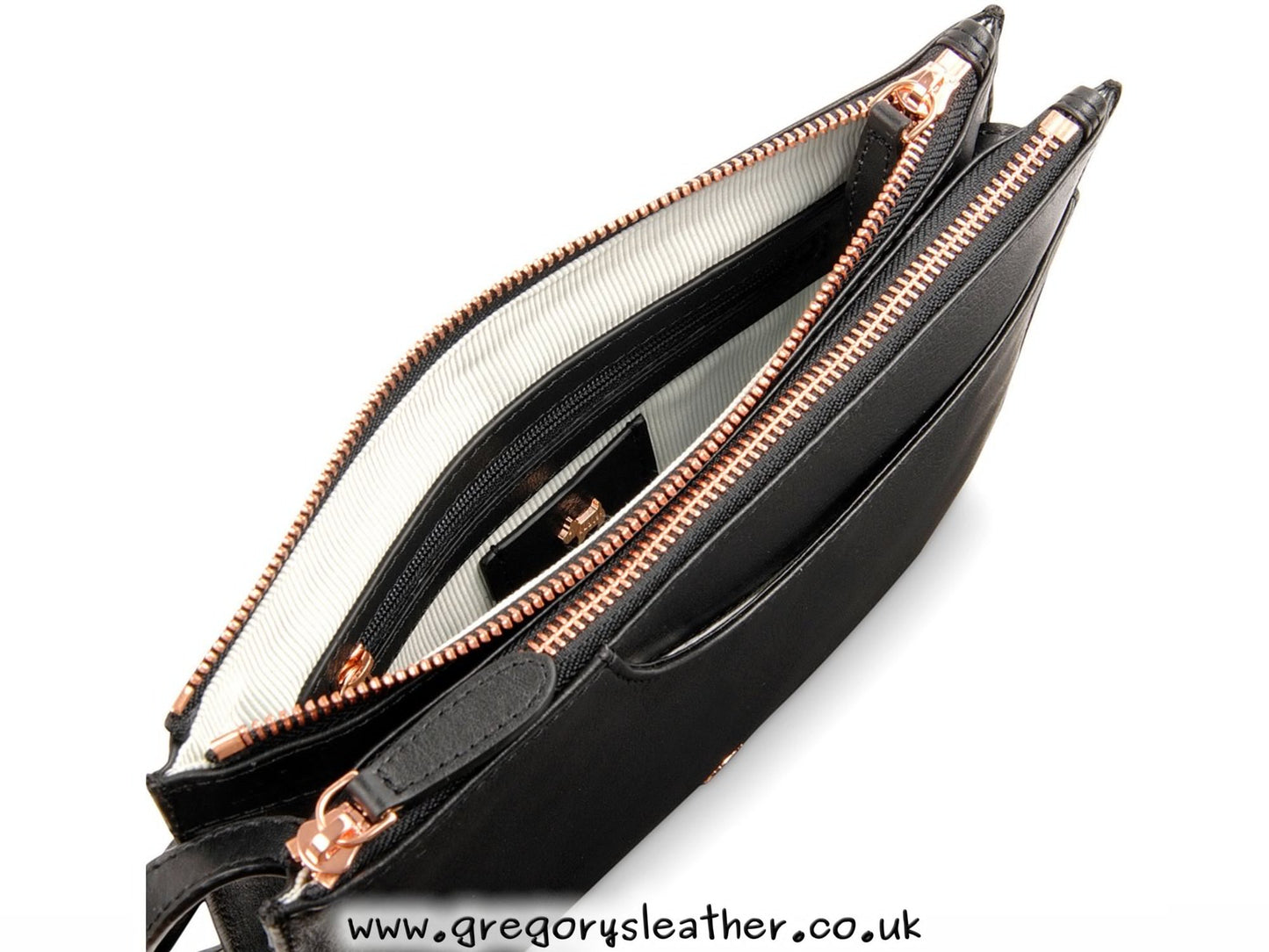Black Pockets Medium Zip Top Xbody Bag by Radley