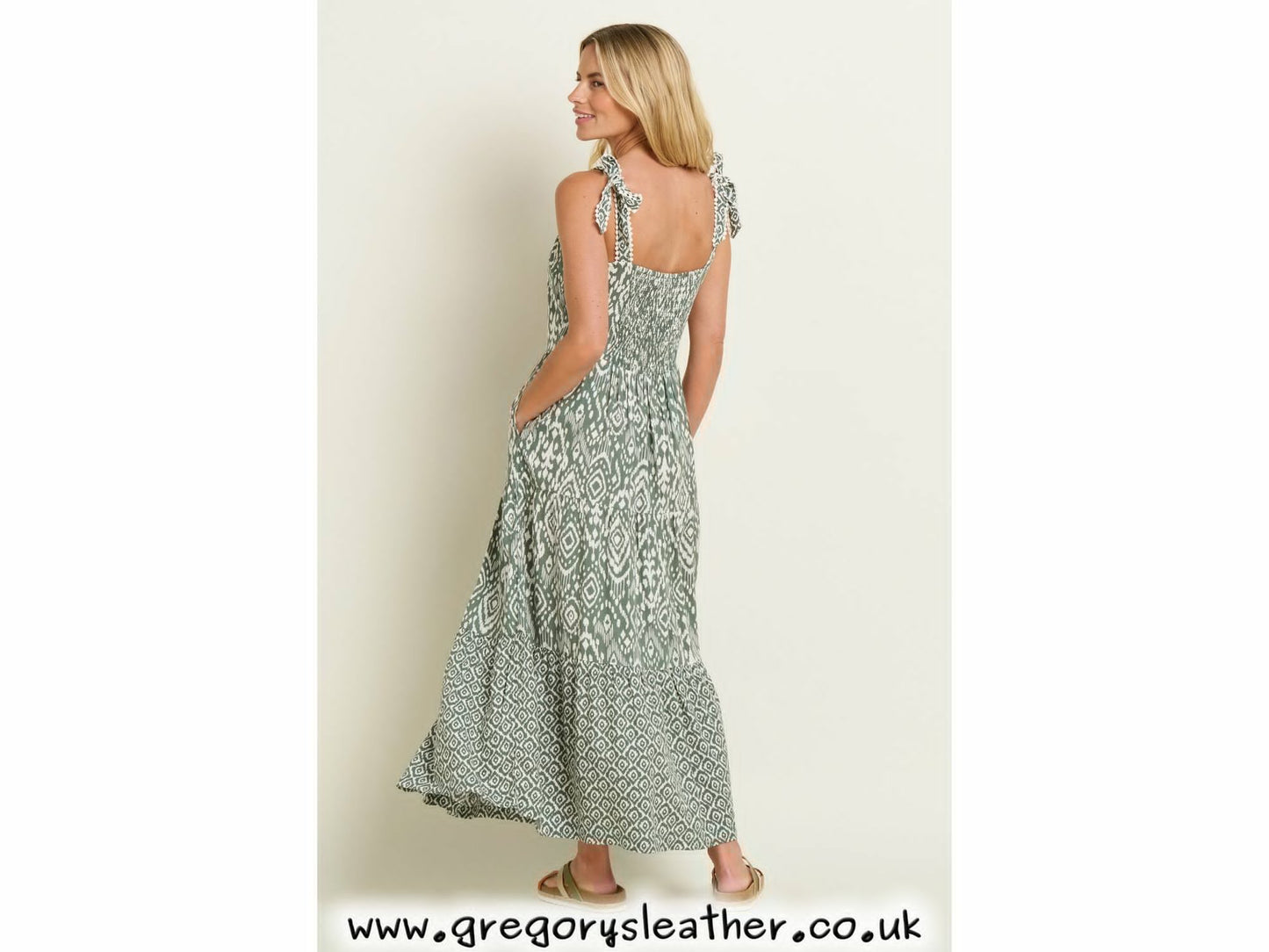 Green Orla Maxi Dress by Brakeburn