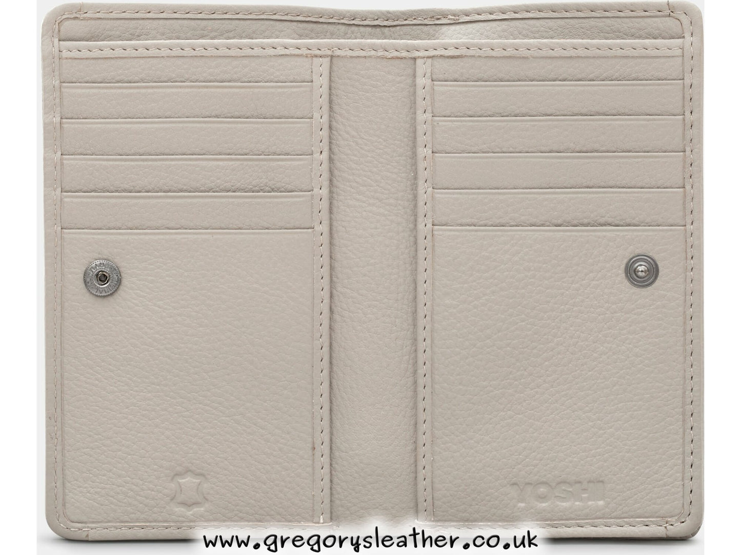 Ditsy Floral Flap Over Zip Around Leather Purse by Yoshi