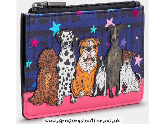 Party Dogs Bark Pack Zip Top Purse by Yoshi