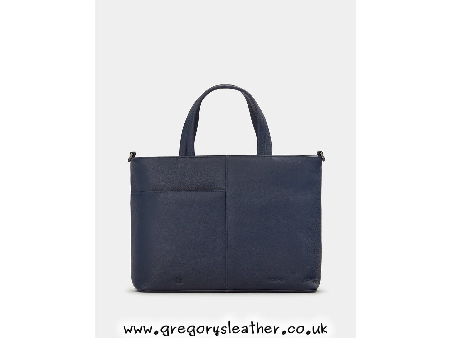 Navy Jane Austen Bookworm Library Leather Grab Bag by Yoshi