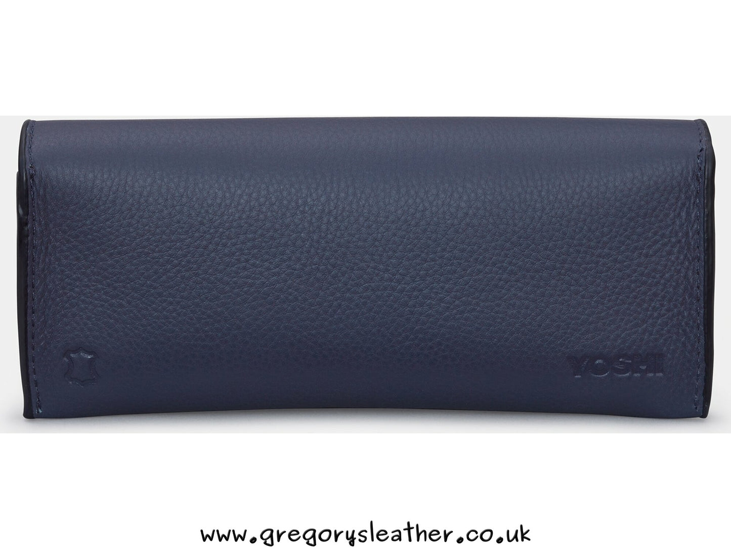 Navy Jane Austen Bookworm Leather Glasses Case by Yoshi