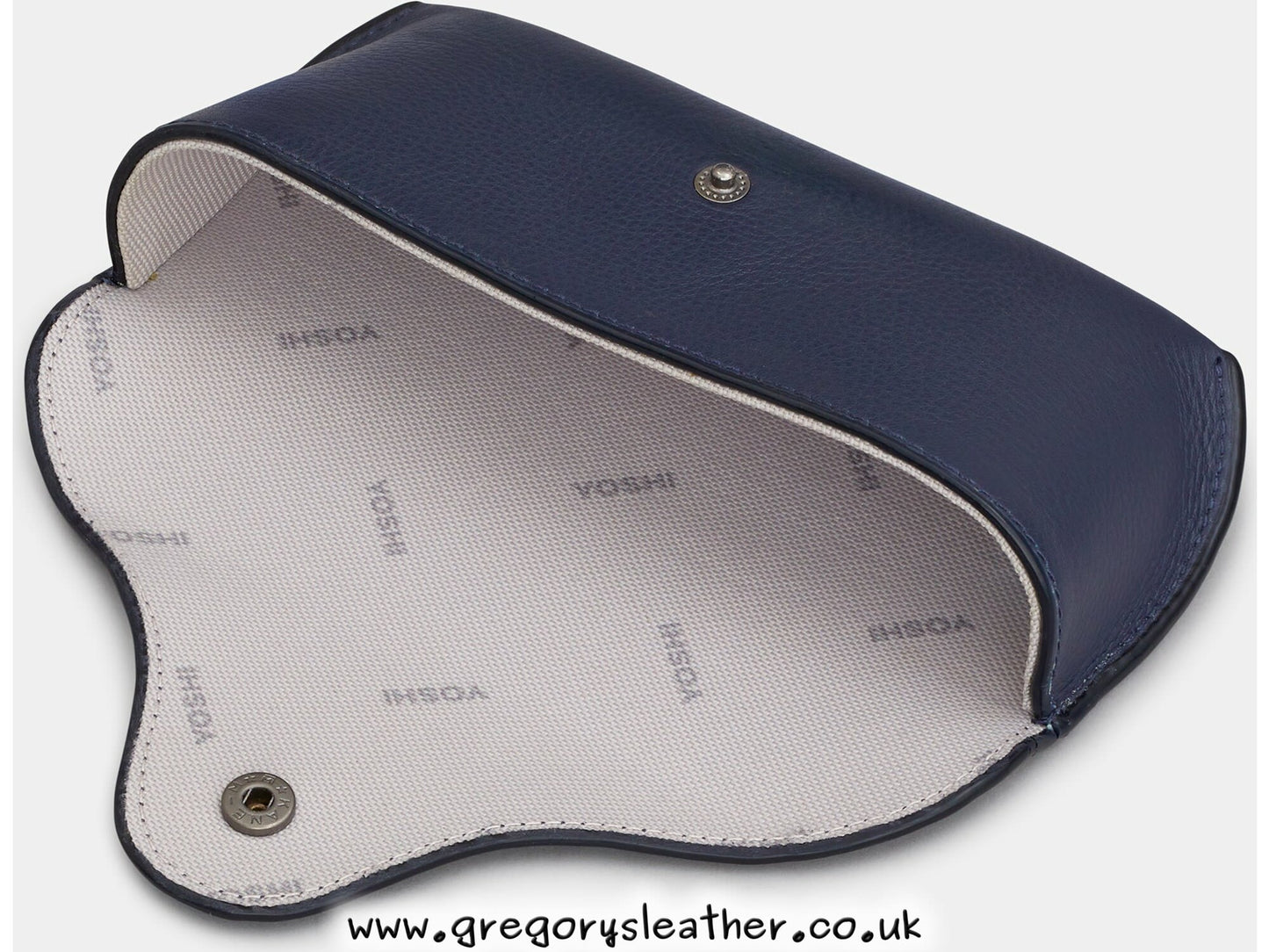 Black Atlantic Leather Glasses Case by Yoshi