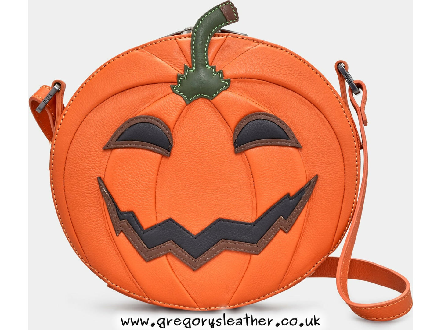 Jack O Lantern Jack O' Lantern Leather Cross Body Bag by Yoshi