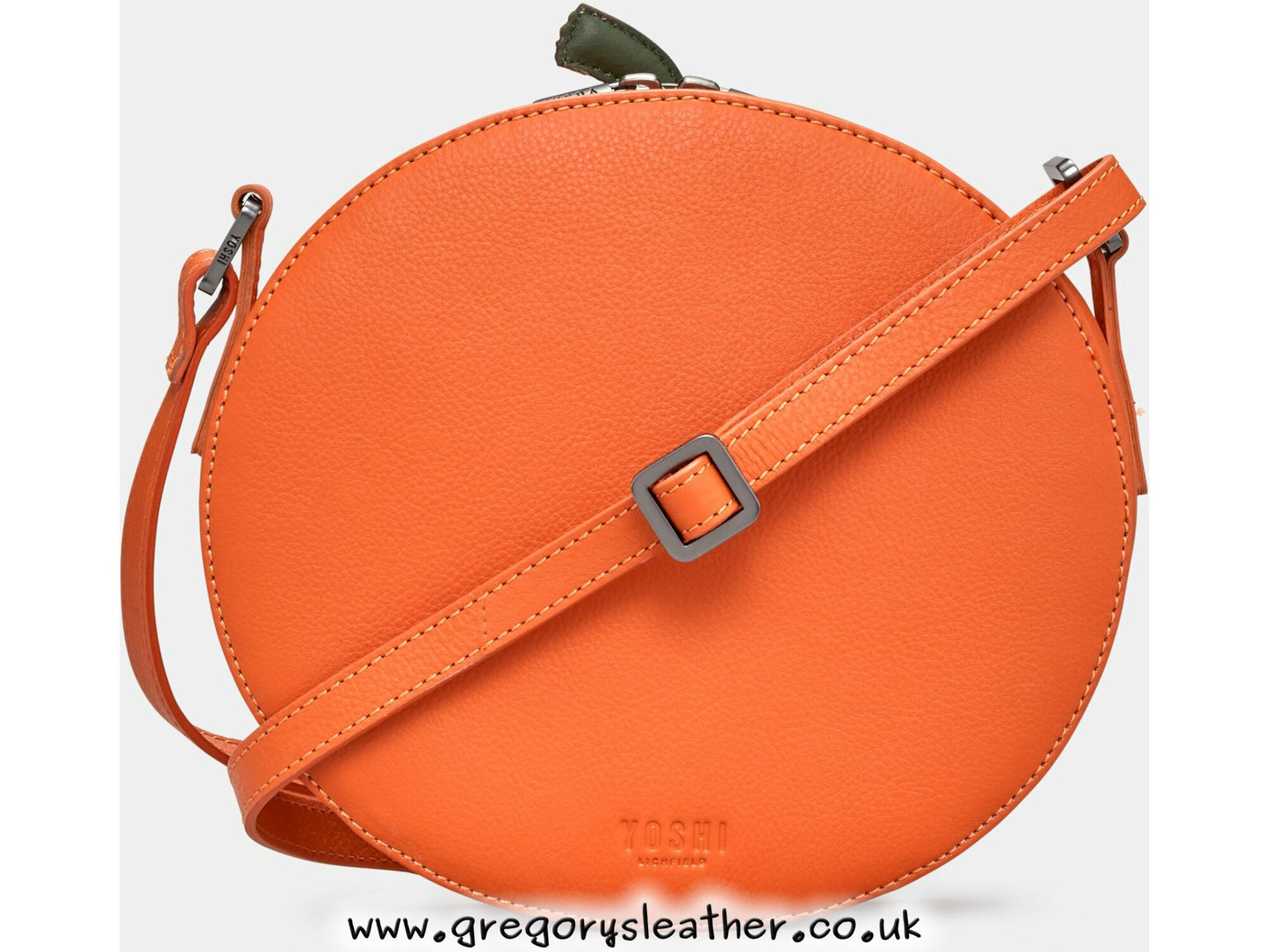 Jack O Lantern Jack O' Lantern Leather Cross Body Bag by Yoshi