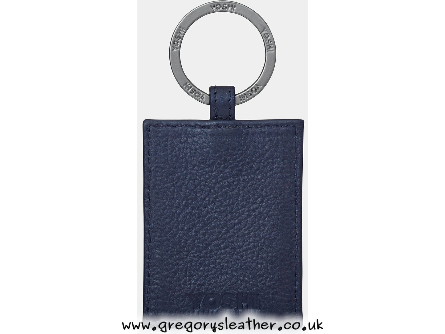 Navy Jane Austen Bookworm Library Leather Keyring by Yoshi