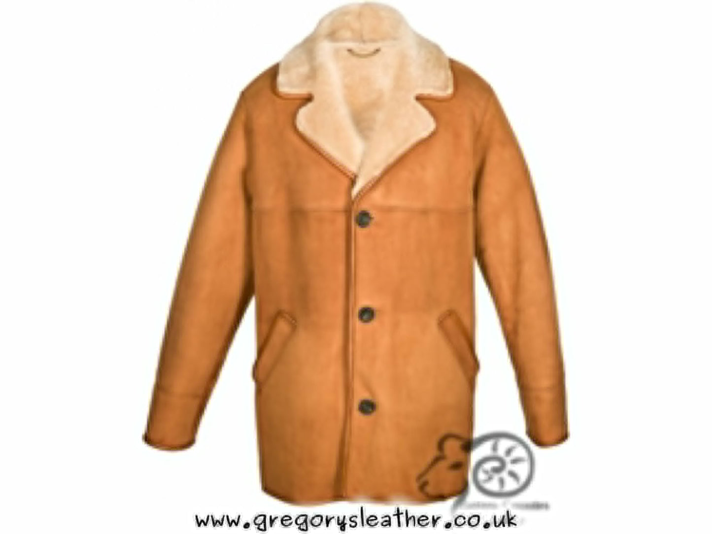 Tan Men's Sheepskin Coat by Eastern Counties