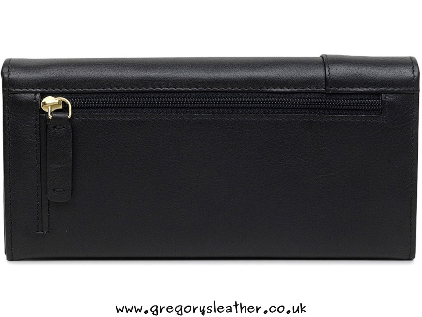 Black Pockets Large Flap Over Matinee Purse by Radley