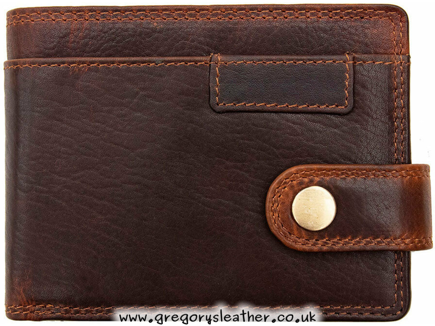 Brown New York Leather Wallet - by Prime Hide