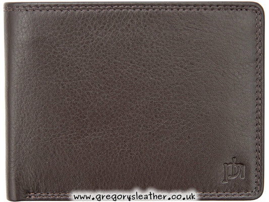 Black Washington Bifold Leather Wallet - by Prime Hide