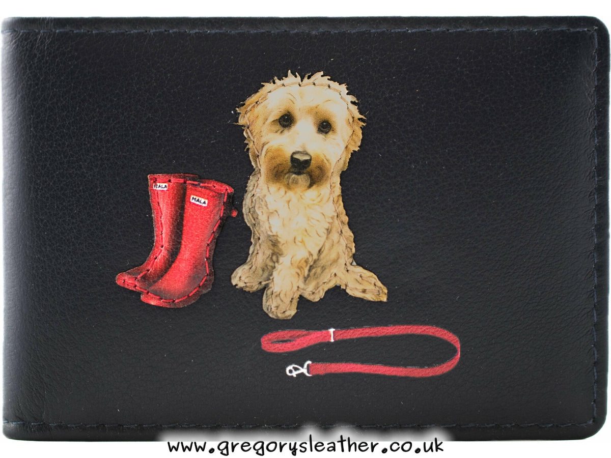 Navy Cocos Walk Coco's Walk ID & Card Holder In Navy - by Mala