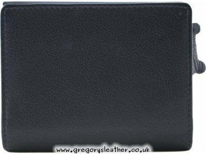Cocos Walk Coco's Walk Tri Fold Purse In Navy - by Mala