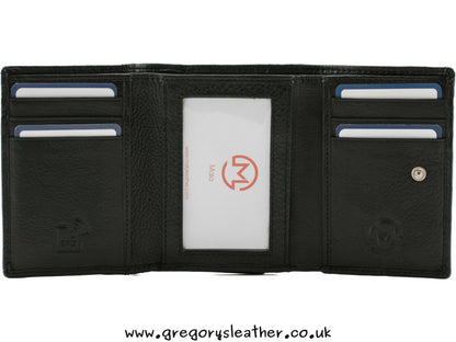 Black Midnight Tri fold Purse - by Mala
