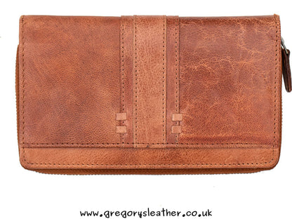 Brandy Arizona Large Leather Purse - by Prime Hide
