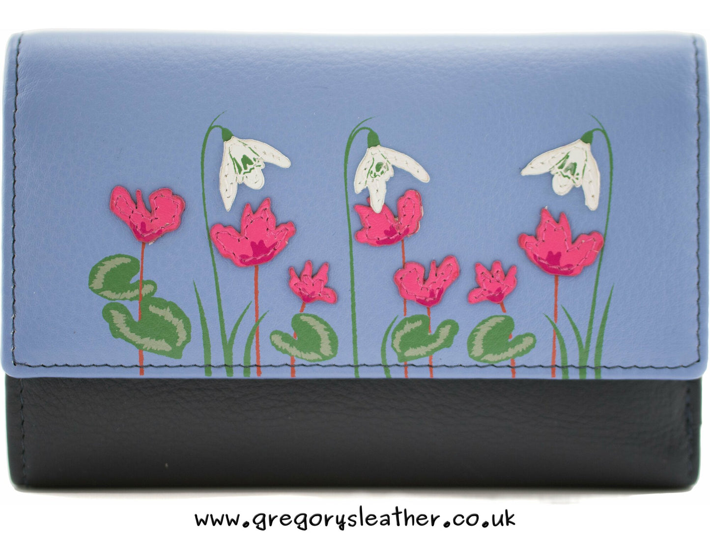 Snowdrop Large Tri fold Purse - by Mala