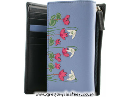 Snowdrop Large Tri fold Purse - by Mala