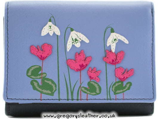 Snowdrop Tri fold Purse - by Mala