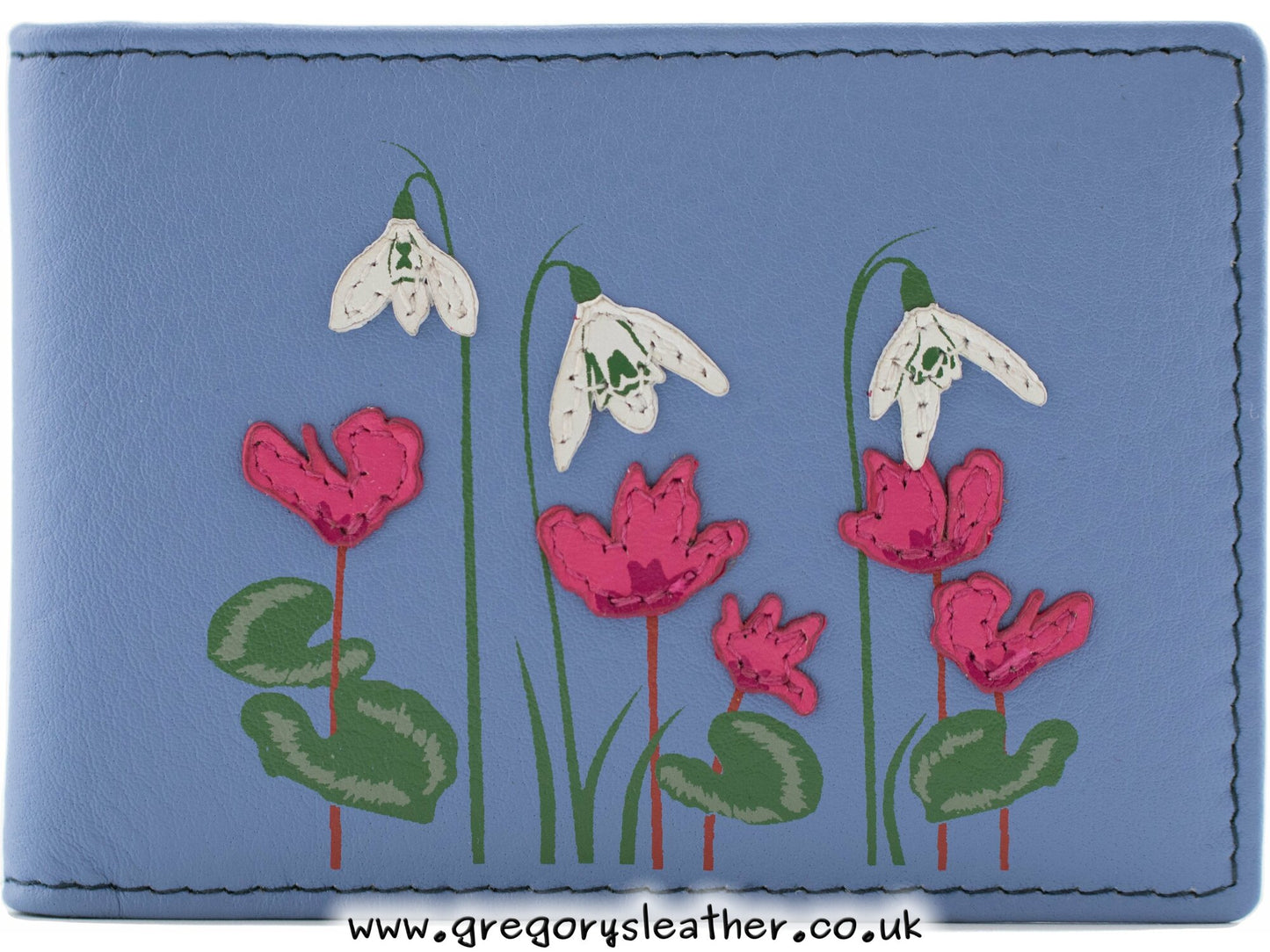 Snowdrop Leather Card and ID Holder - by Mala