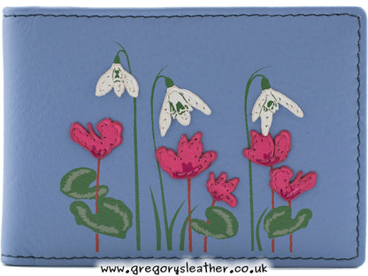 Snowdrop Leather Card and ID Holder - by Mala