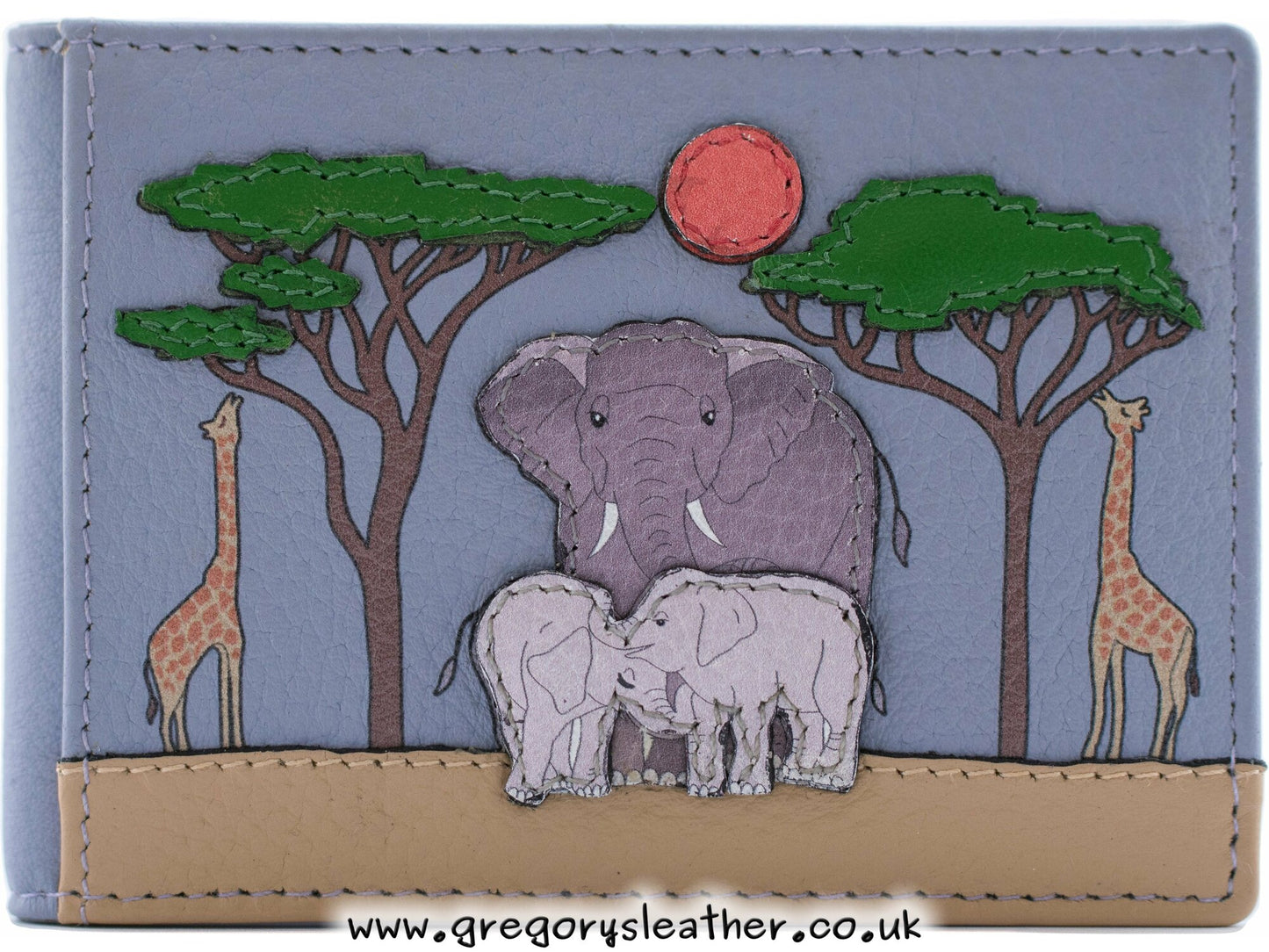 Savanna Safari Scene ID/Card Holder - by Mala