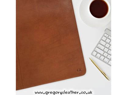 Tan  Zip-round Underarm Folio by Grains & Tan