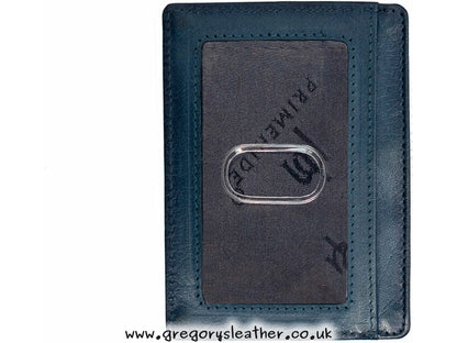 Brown Carlton Super Slim Leather Credit Card Holder - by Prime Hide