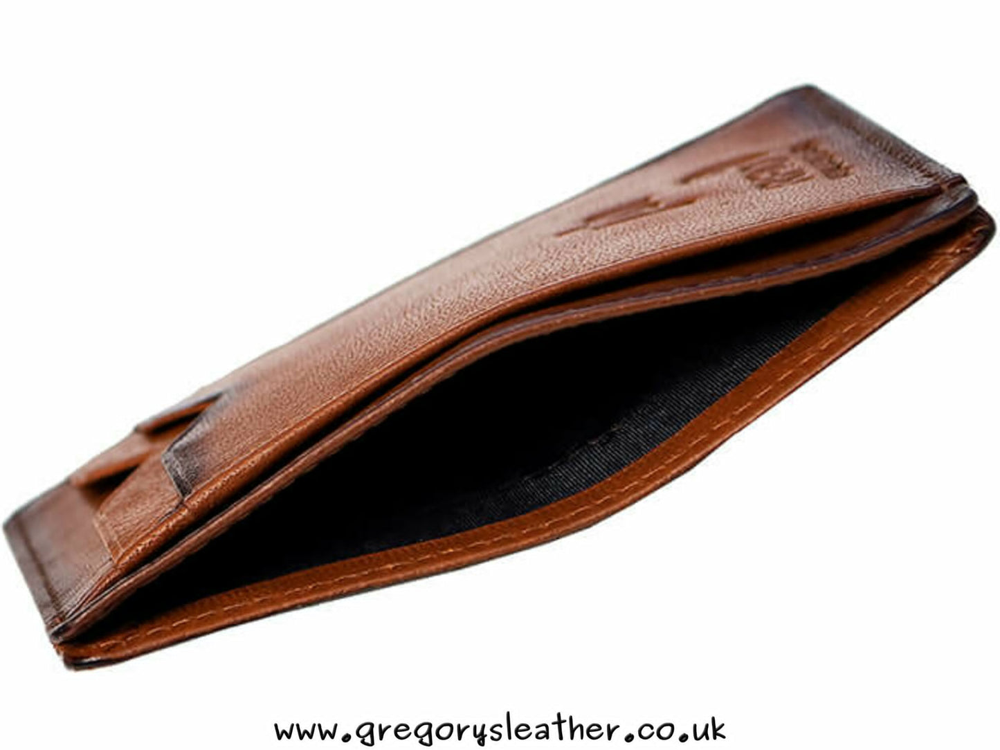 Brown Carlton Super Slim Leather Credit Card Holder - by Prime Hide