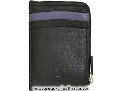 Black Blossom Coin And Card Purse - by Mala