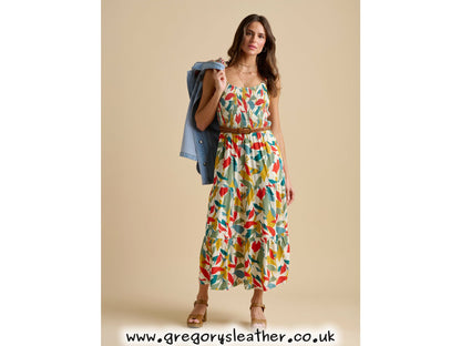 Falling Leaves Maxi Dress by Brakeburn