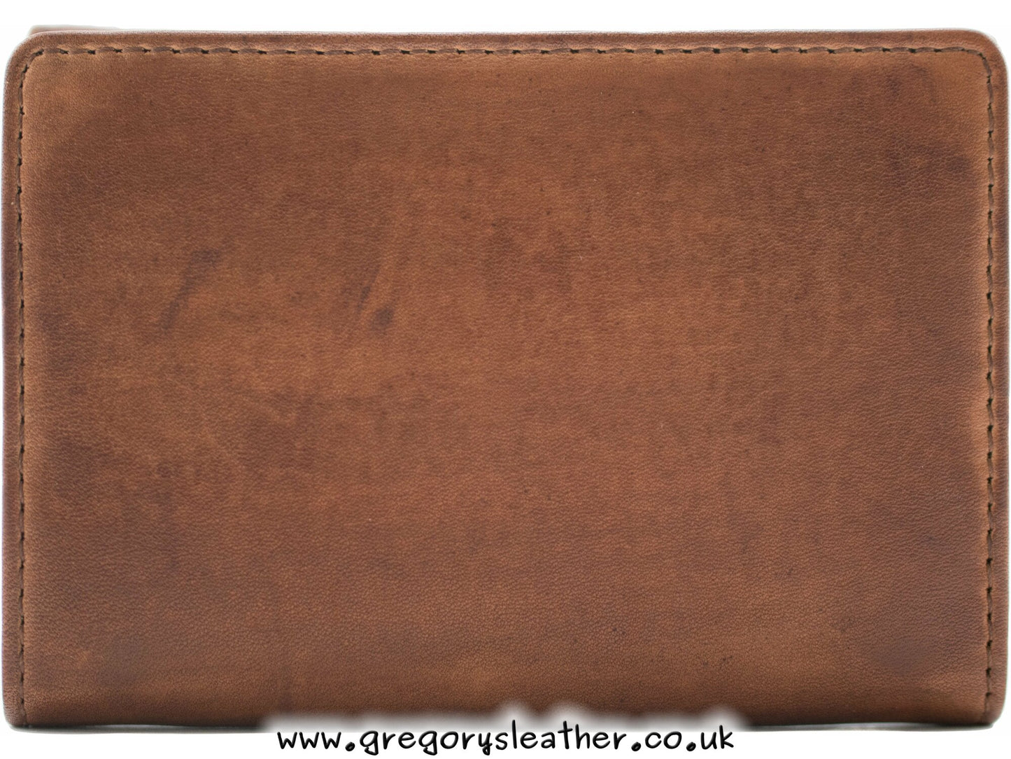 Tan Wildbloom Wild Bloom Classic Tan Leather Tri fold Purse - by Mala