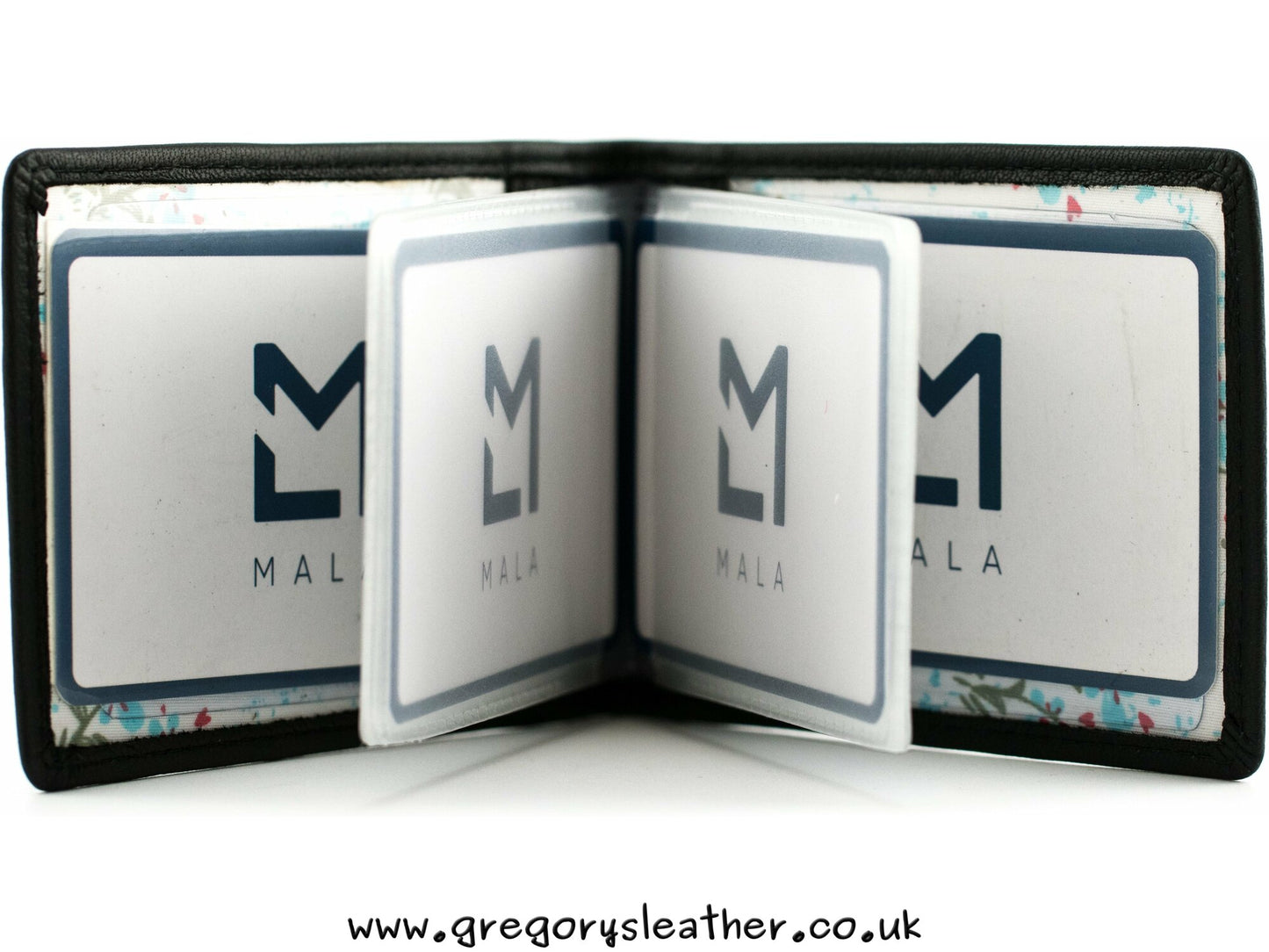 Black Blossom ID and Card Holder - by Mala