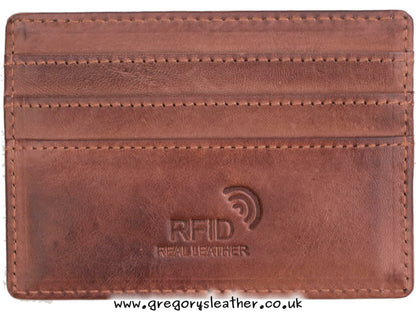 Tan Ridgeback Leather Card Holder - by Prime Hide