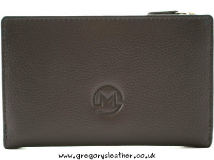Gone To Pot Large Leather Tri fold Purse - by Mala