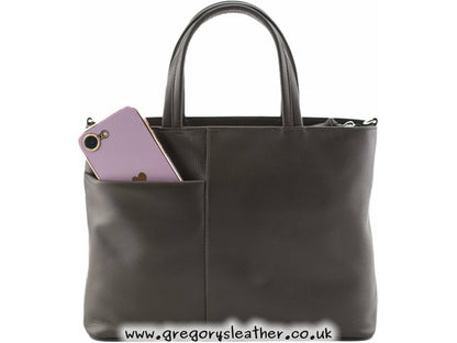 Gone To Pot Leather Multi-way Grab Bag - by Mala