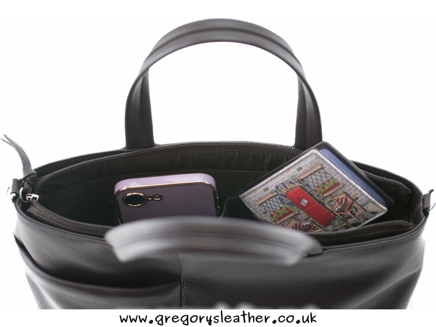Gone To Pot Leather Multi-way Grab Bag - by Mala
