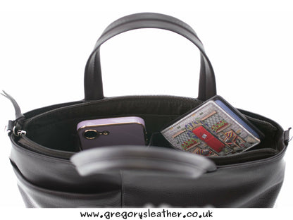 Gone To Pot Leather Multi-way Grab Bag - by Mala