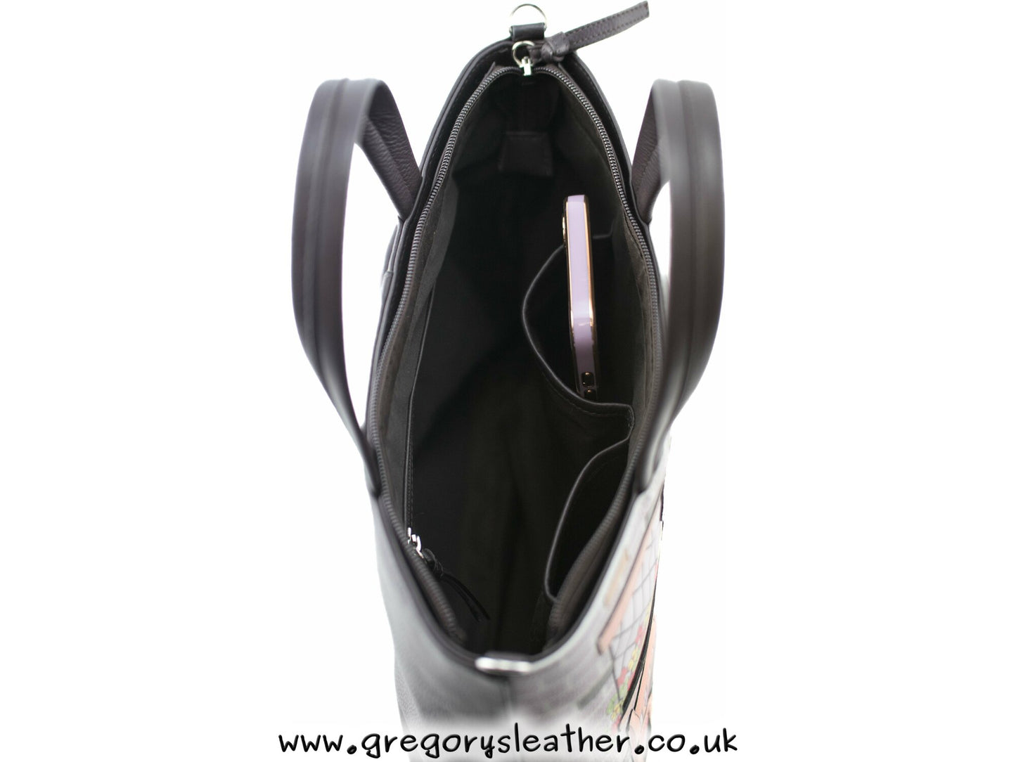 Gone To Pot Leather Multi-way Grab Bag - by Mala