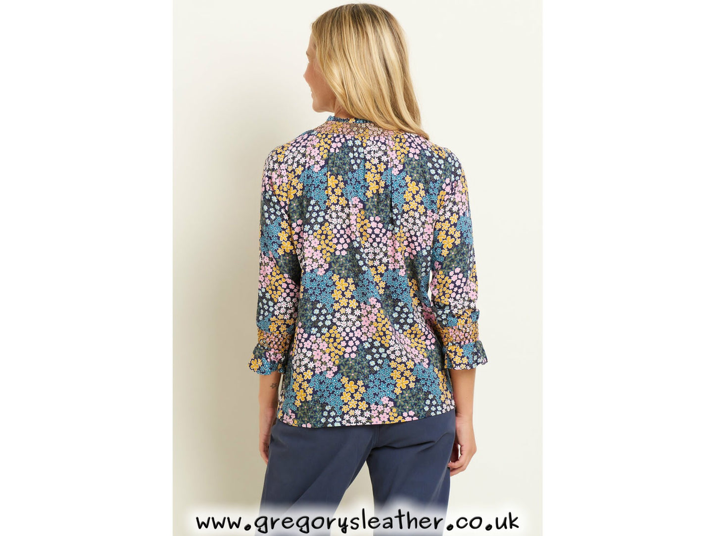 Multi Wildflower Meadow Blouse by Brakeburn