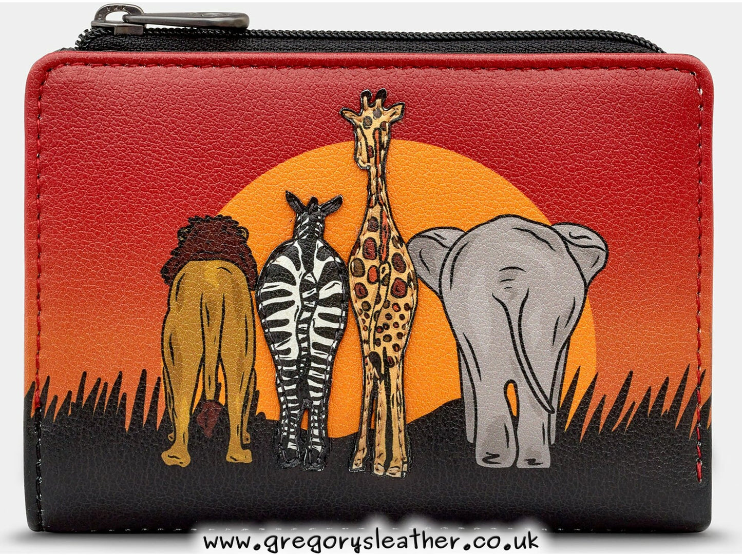 On Safari Leather Flap Over Purse by Yoshi