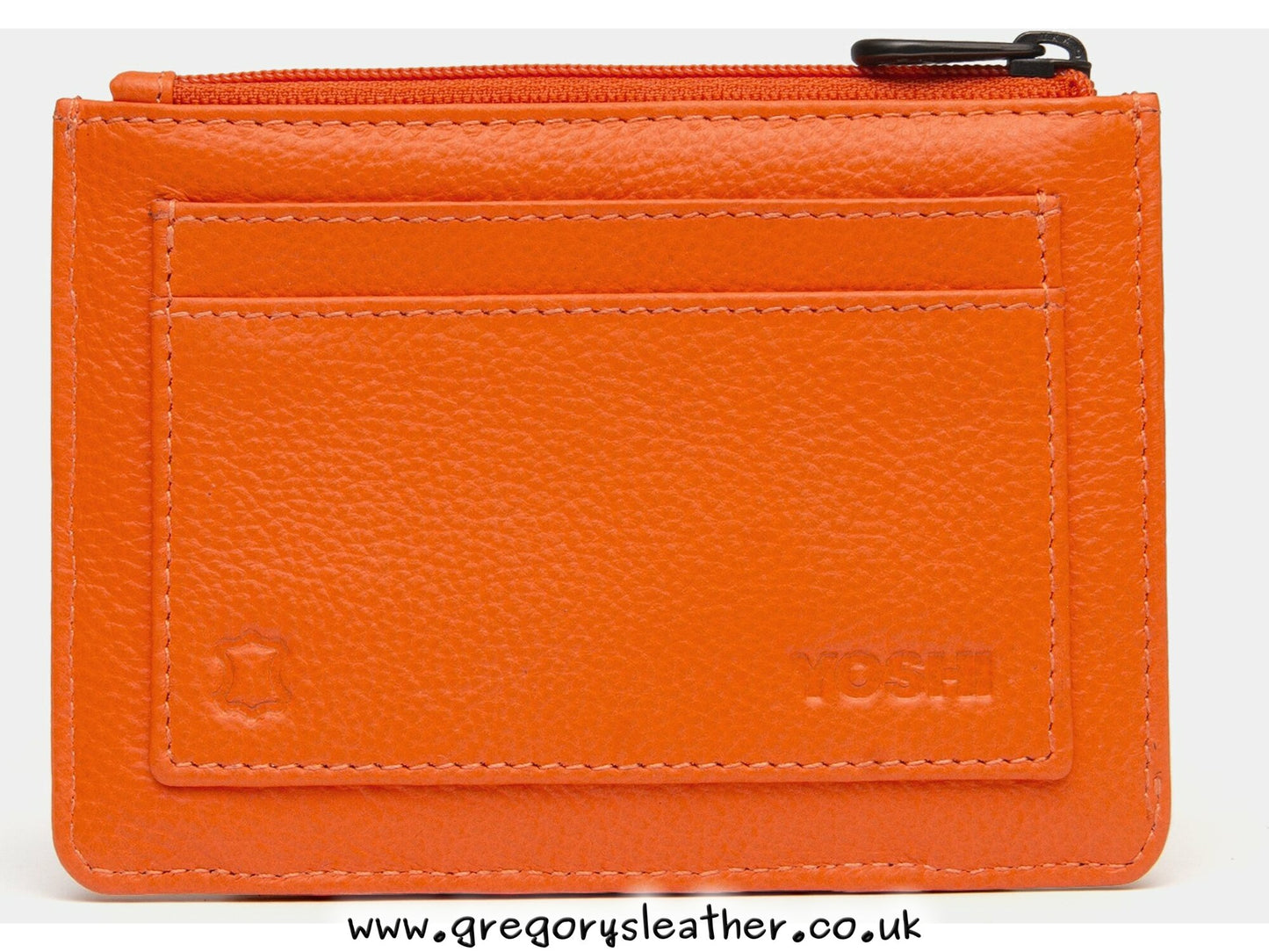 Jack O Lantern Jack O' Lantern Zip Top Leather Pumpkin Purse by Yoshi