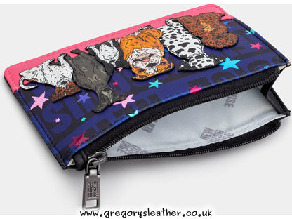Party Dogs Bark Pack Zip Top Purse by Yoshi