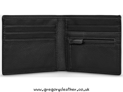 Black Charles Dickens Dickens Bookworm Leather Wallet by Yoshi